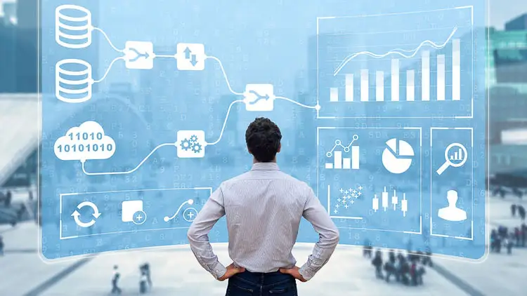 Procurement team reviewing supplier performance data on a shared dashboard